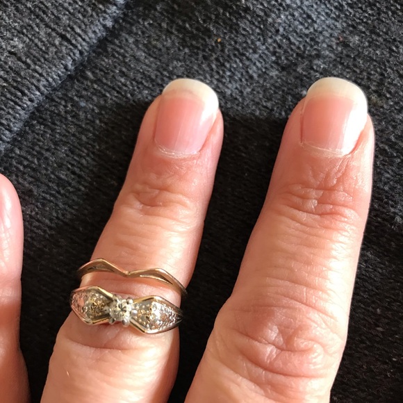 10k gold wedding set - Picture 1 of 3